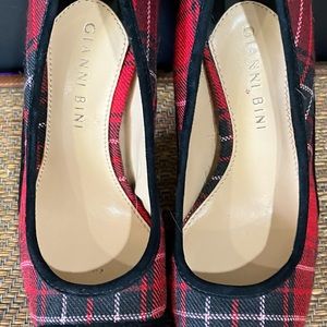 Gianni Bini plaid high heels